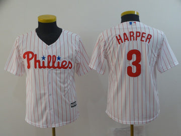 Bryce Harper Philadelphia Phillies white jersey