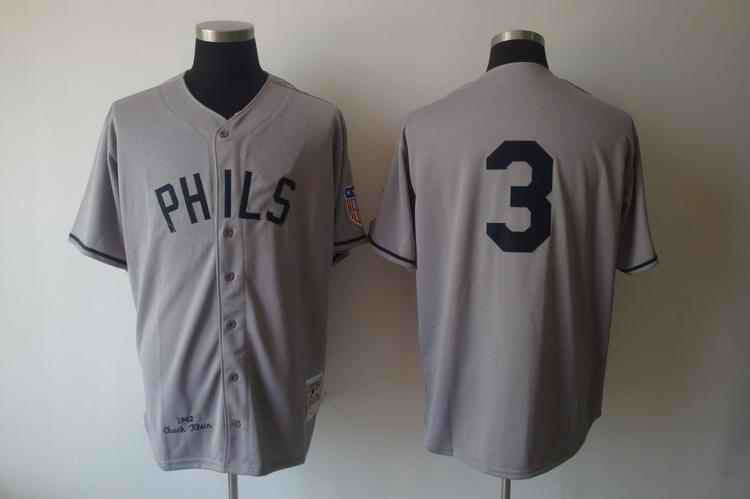 Chuck Klein Philadelphia Phillies grey jersey