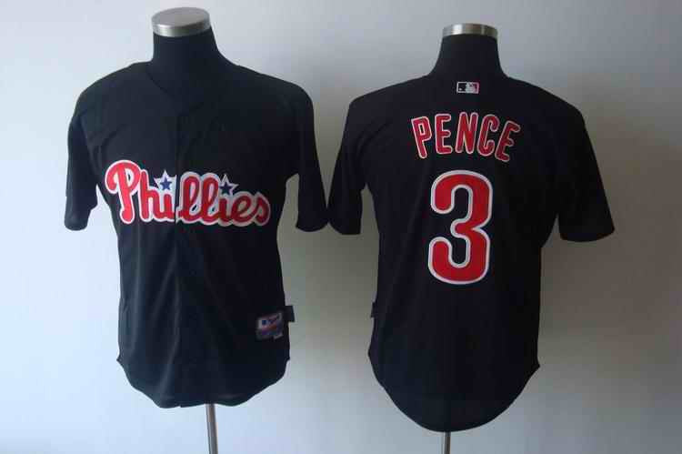 Pence Philadelphia Phillies black jersey