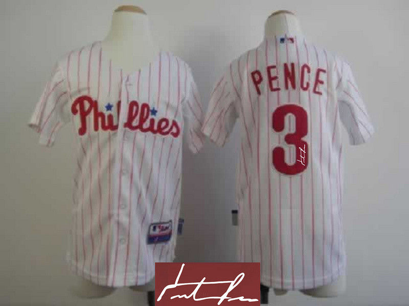 Pence Philadelphia Phillies white jersey