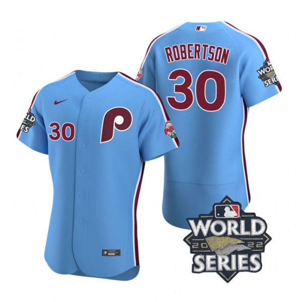 David Robertson Philadelphia Phillies blue jersey