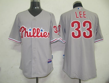 Lee Philadelphia Phillies grey jersey