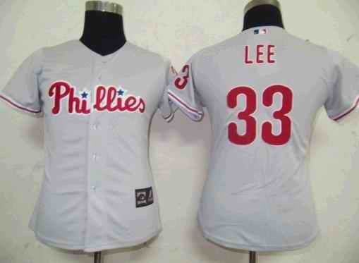 Lee Philadelphia Phillies grey jersey