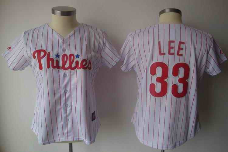 Lee White Philadelphia Phillies red jersey