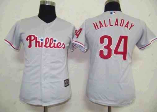 Halladay Philadelphia Phillies grey jersey