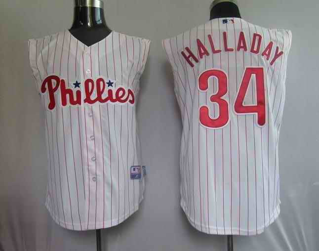 Halladay Philadelphia Phillies white jersey