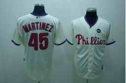 Pedro Martinez Philadelphia Phillies cream jersey