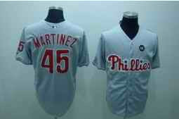 Pedro Martinez Philadelphia Phillies grey jersey