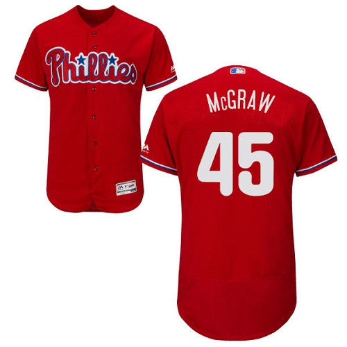 Tug McGraw Philadelphia Phillies red jersey