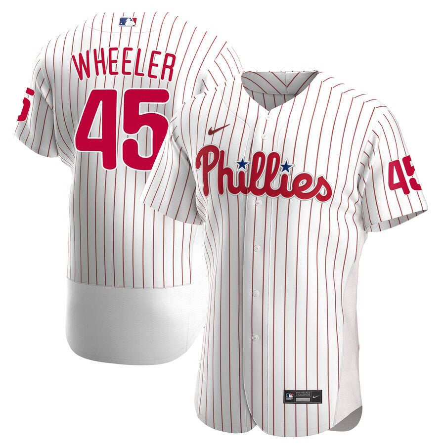 Zack Wheeler Philadelphia Phillies white jersey