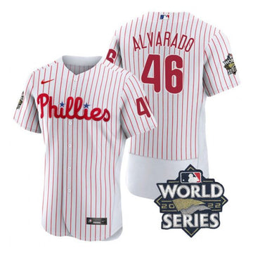 Jose Alvarado Philadelphia Phillies white jersey