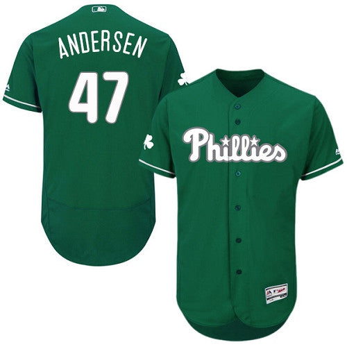 Larry Anderson Philadelphia Phillies green jersey