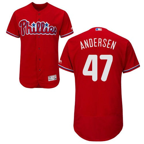 Larry Anderson Philadelphia Phillies red jersey