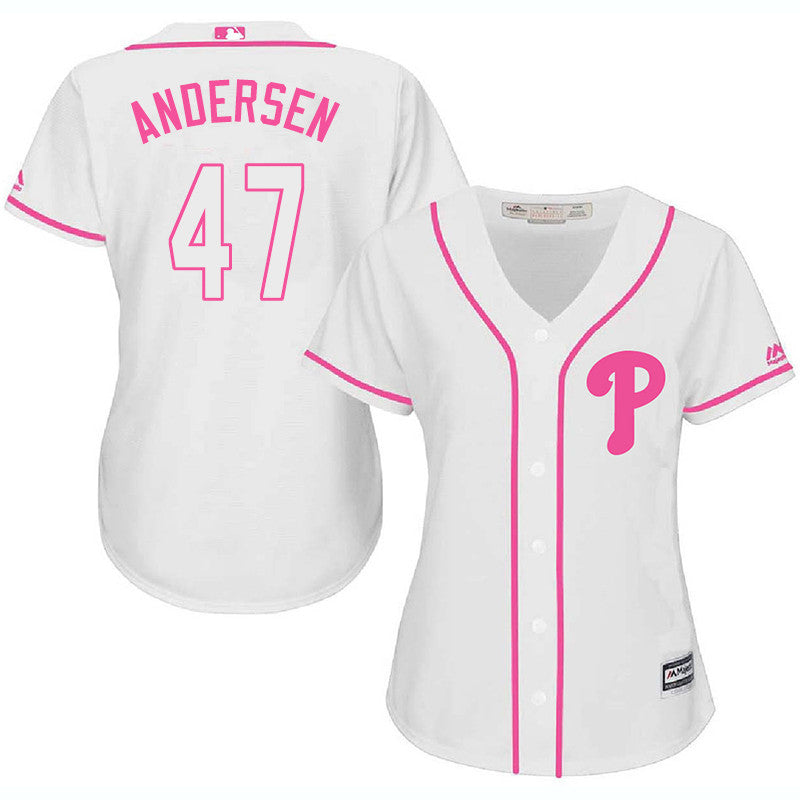 Larry Anderson Philadelphia Phillies white jersey