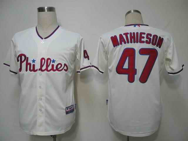 Mathieson Philadelphia Phillies cream jersey