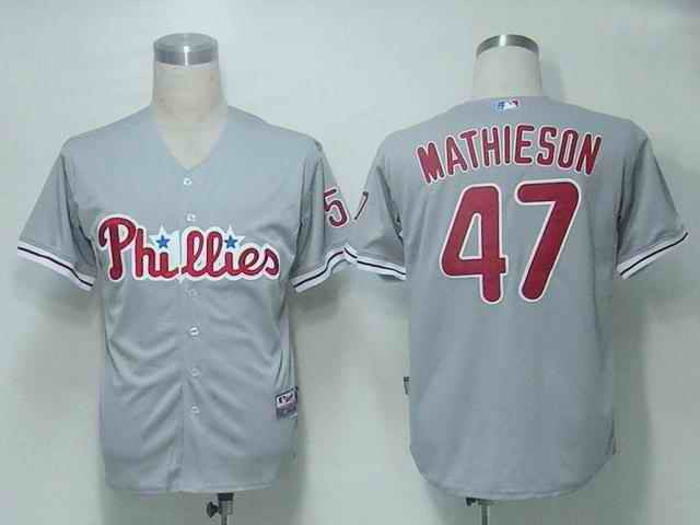 Mathieson Philadelphia Phillies grey jersey