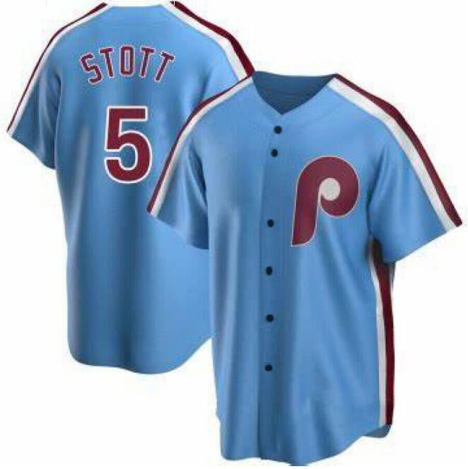 Bryson Stott Philadelphia Phillies blue jersey