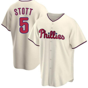 Bryson Stott Philadelphia Phillies cream jersey