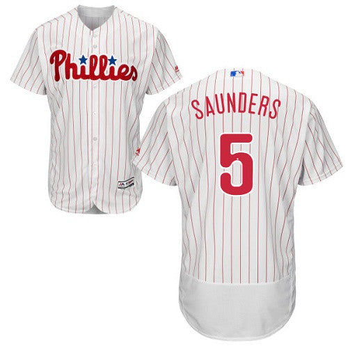Michael Saunders Philadelphia Phillies white jersey