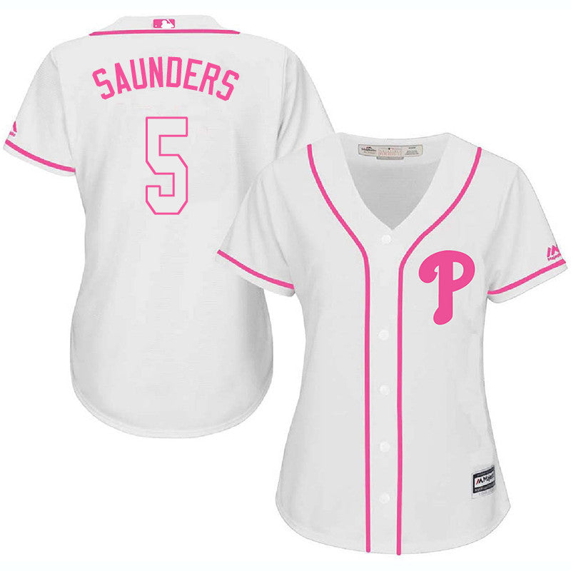 Michael Saunders Philadelphia Phillies white jersey