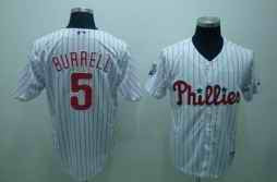 Pat Burrel Philadelphia Phillies white jersey