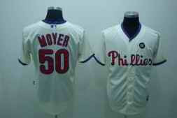 Jamie Moyer Philadelphia Phillies cream jersey