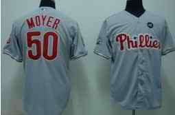 Jamie Moyer Philadelphia Phillies grey jersey
