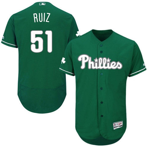 Carlos Ruiz Philadelphia Phillies green jersey