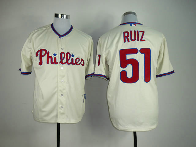 Ruiz Philadelphia Phillies cream jersey