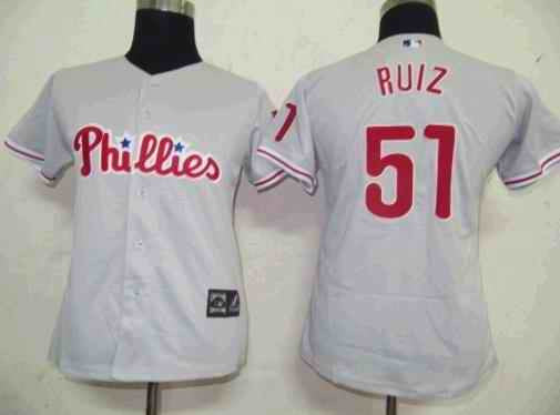 Ruiz Philadelphia Phillies grey jersey