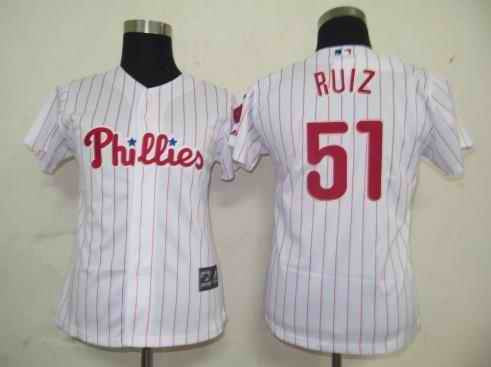 Ruiz White Philadelphia Phillies red jersey