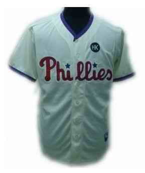 Brad Lidge Philadelphia Phillies cream jersey