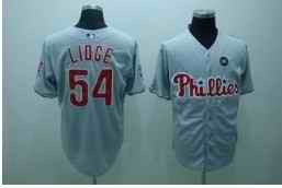 Brad Lidge Philadelphia Phillies grey jersey