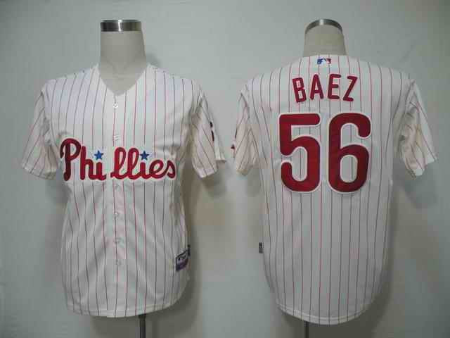 Baez Philadelphia Phillies white jersey