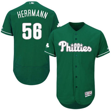 Frank Herrmann Philadelphia Phillies green jersey