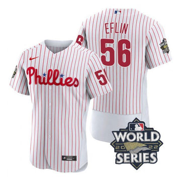 Zach Eflin Philadelphia Phillies white jersey