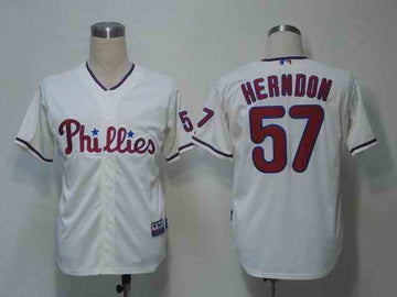 Herndon Philadelphia Phillies cream jersey