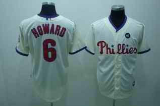 Ryan Howard Philadelphia Phillies cream jersey