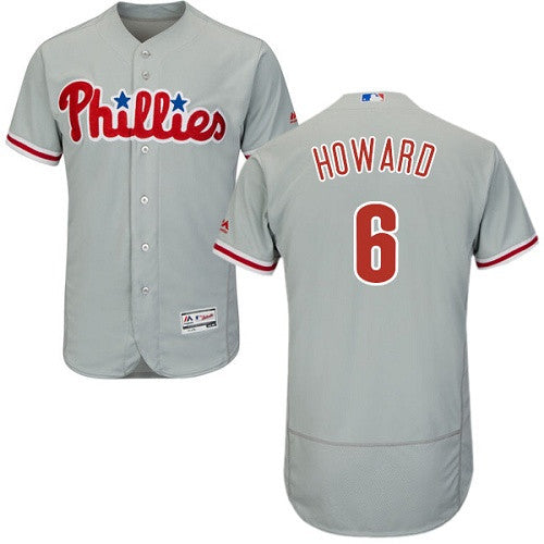 Ryan Howard Philadelphia Phillies gray jersey