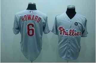 Ryan Howard Philadelphia Phillies grey jersey