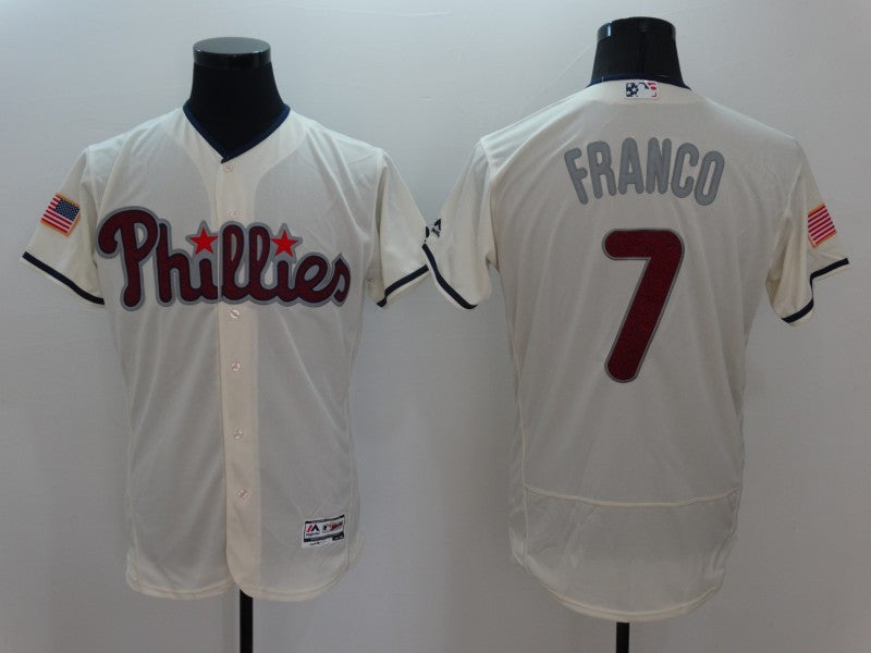 Maikel Franco Philadelphia Phillies cream Fashion jersey