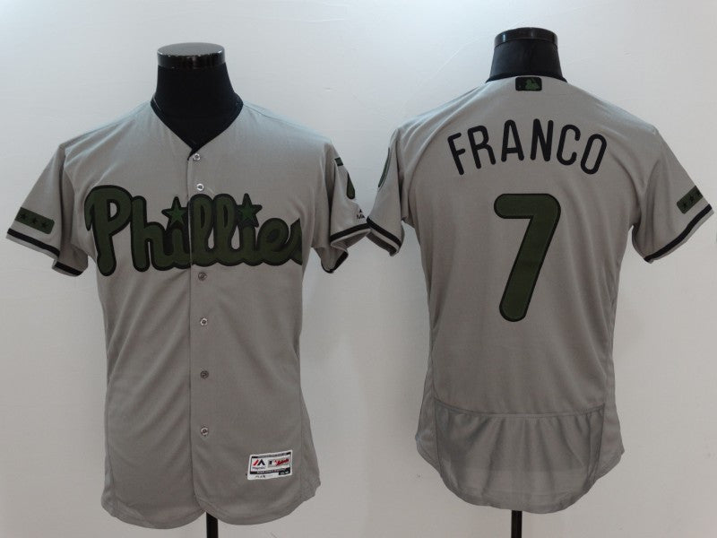 Maikel Franco Philadelphia Phillies gray jersey