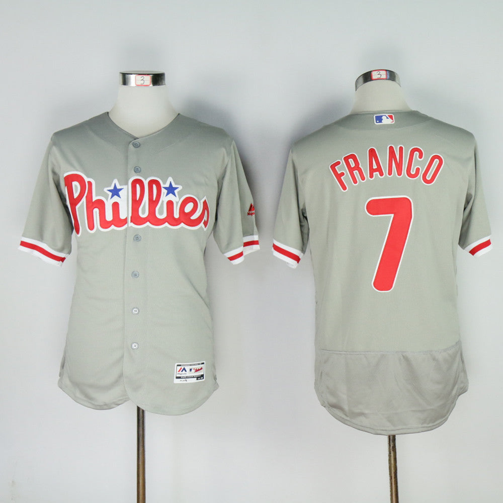 Maikel Franco Philadelphia Phillies grey jersey