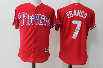 Maikel Franco Philadelphia Phillies red jersey