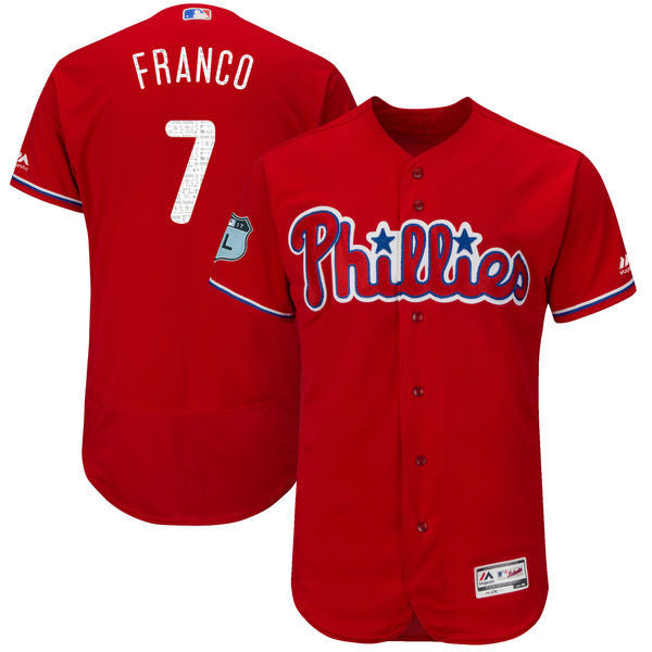 Maikel Franco Philadelphia Phillies red jersey