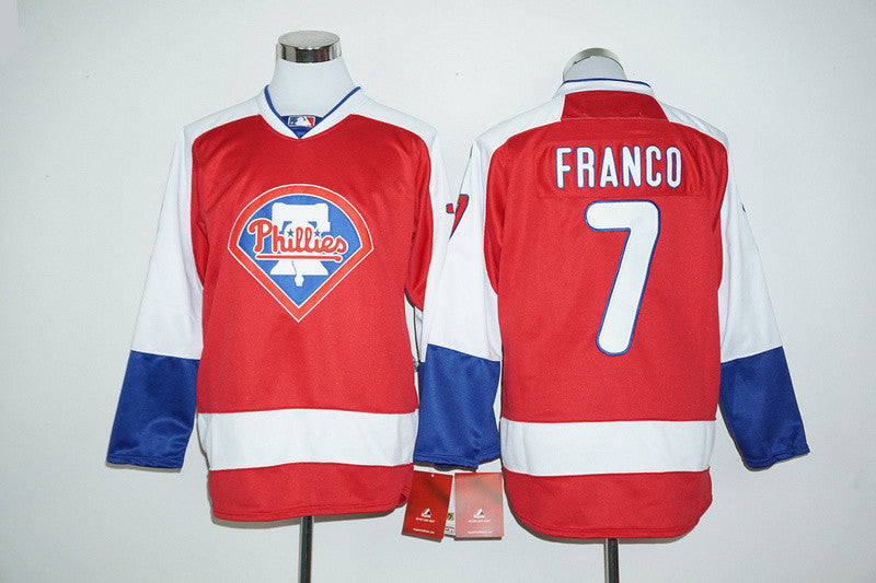 Maikel Franco Philadelphia Phillies red jersey