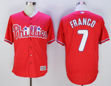 Maikel Franco Philadelphia Phillies red jersey