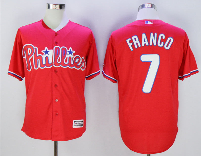 Maikel Franco Philadelphia Phillies red jersey
