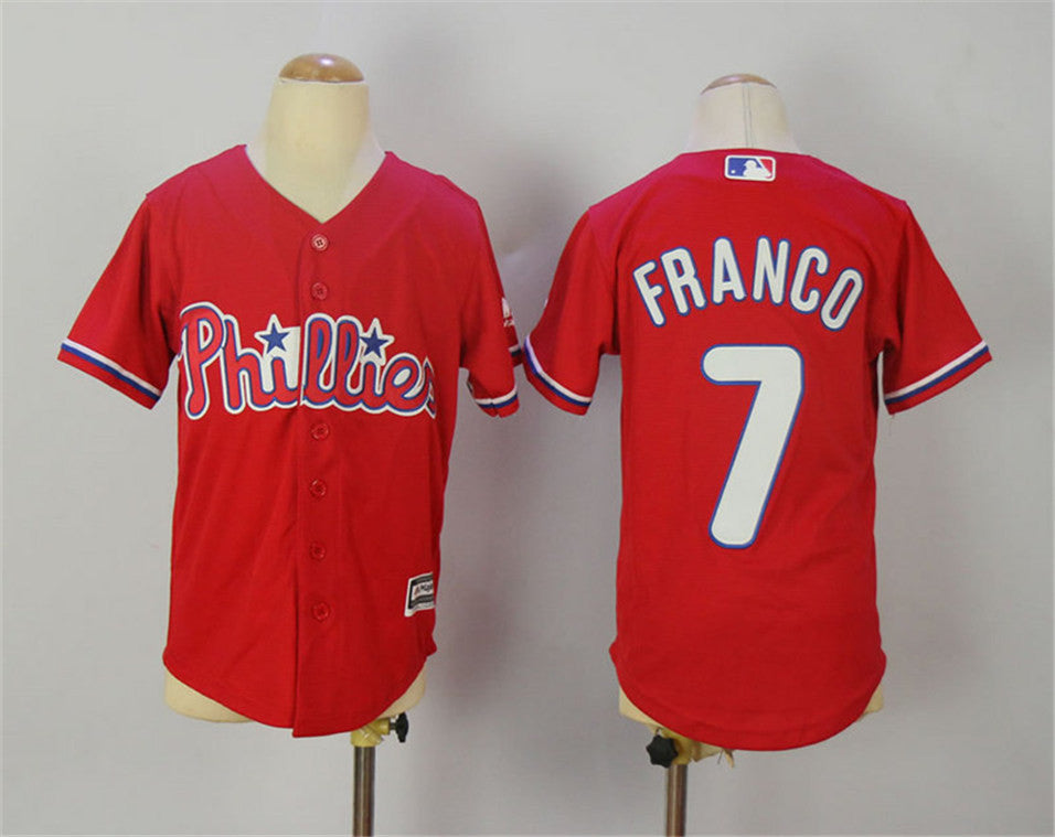 Maikel Franco Philadelphia Phillies red jersey