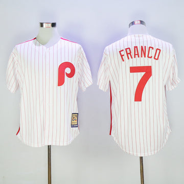 Maikel Franco Philadelphia Phillies white Cooperstown jersey